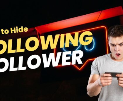 HOW TO HIDE INSTAGRAM FOLLOWING & FOLLOWER LIST