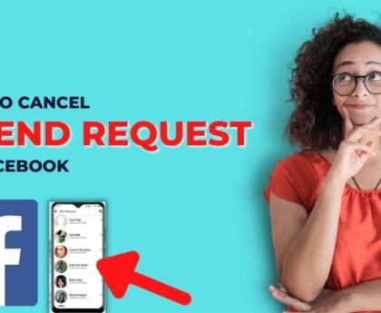 how to cancel friend request on Facebook