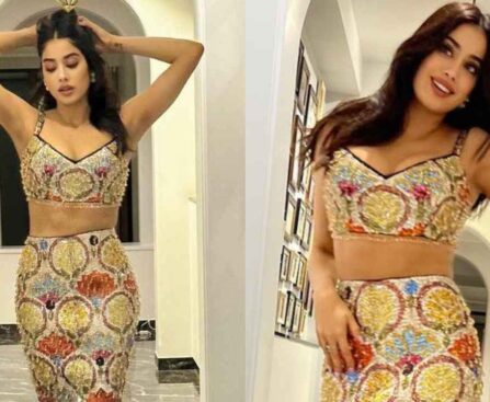 Janhvi Kapoor’s Colorful Outfit Left Everyone Mesmerized