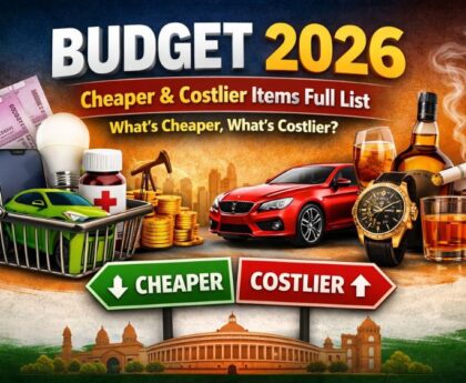 Budget 2026: Full List of Cheaper and Costlier Items