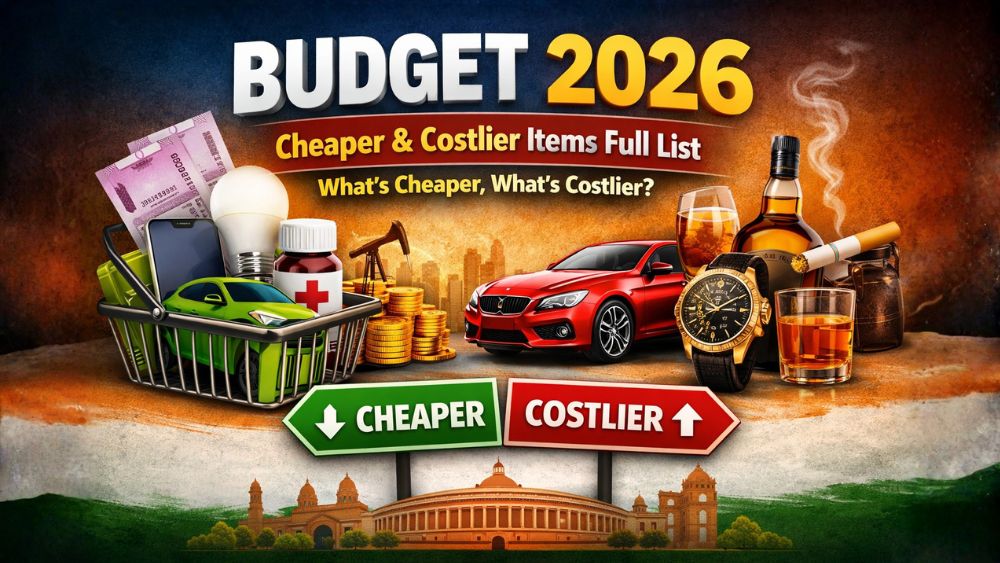 Budget 2026: Full List of Cheaper and Costlier Items