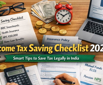 Income Tax Saving Checklist